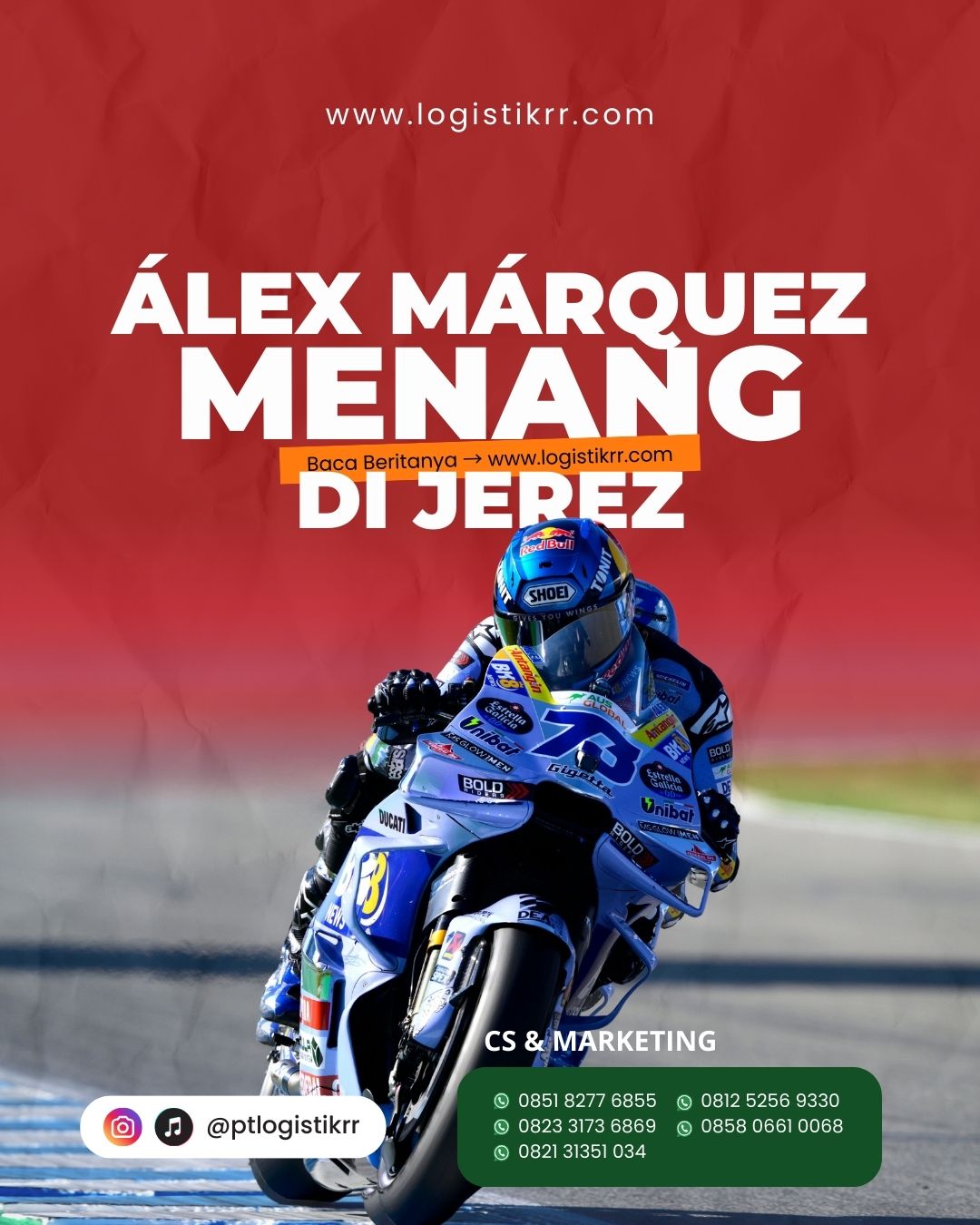 Álex Márquez Menang di Jerez 2025
