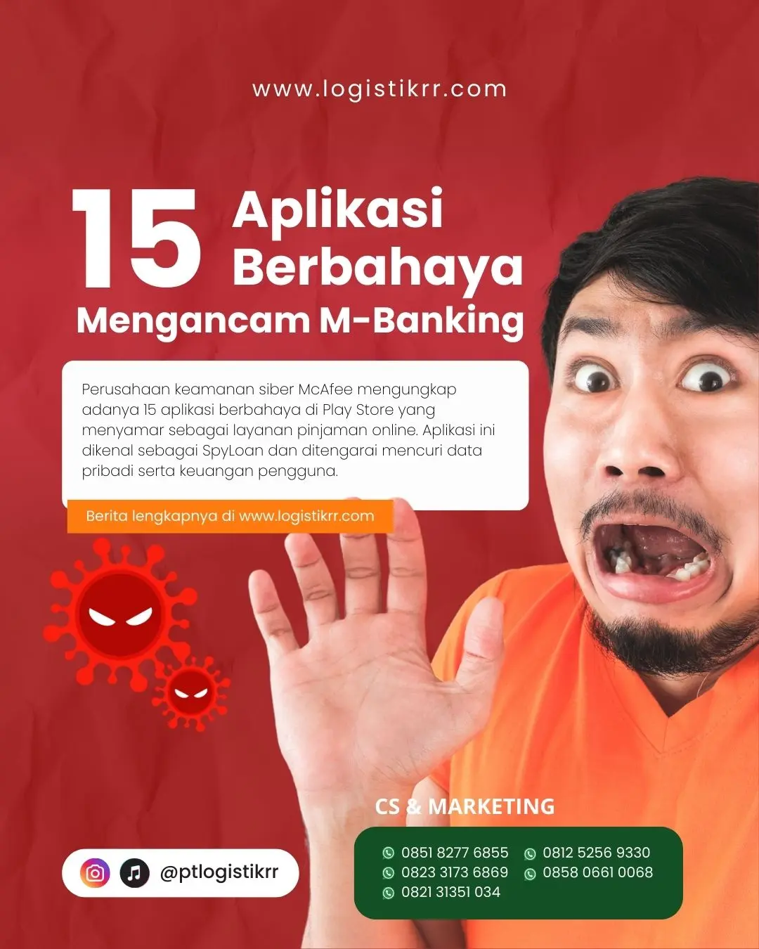 Ilustrasi aplikasi berbahaya