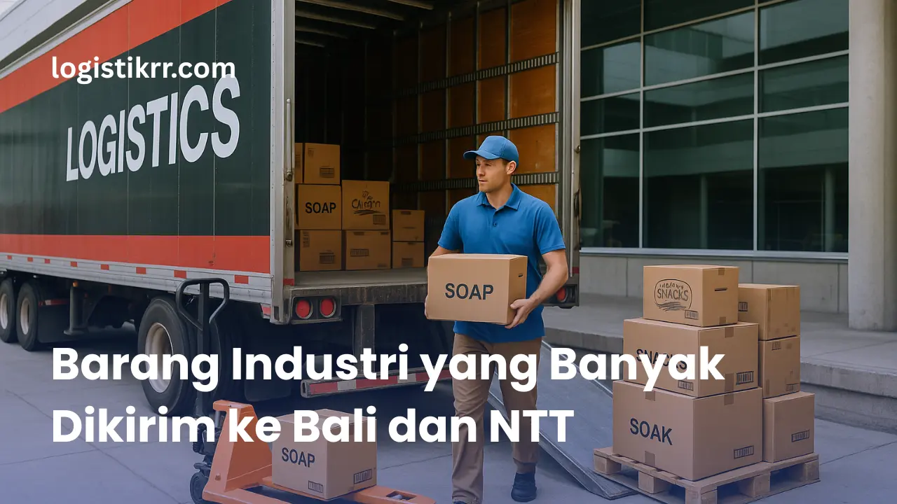 Barang industri dalam kontainer dikirim ke Bali dan NTT