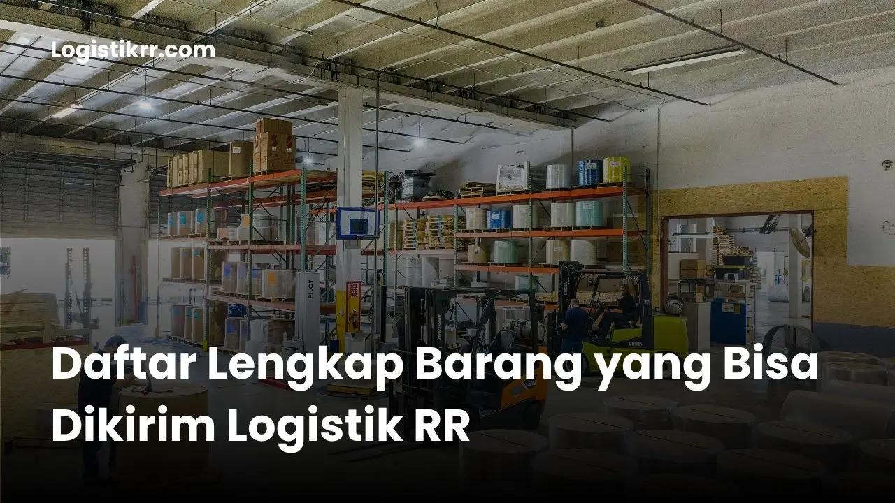 Berbagai jenis barang yang dikirim Logistik RR: mulai dari elektronik, motor, hingga material bangunan