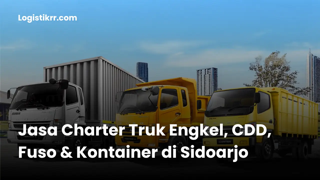 Armada truk engkel, CDD, fuso, dan kontainer untuk jasa charter di Sidoarjo