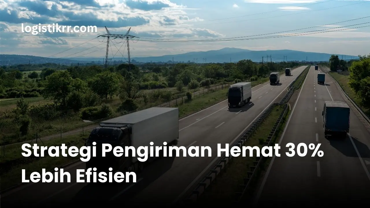 Truk logistik sedang memuat barang dengan sistem Full Truck Load untuk pengiriman yang efisien