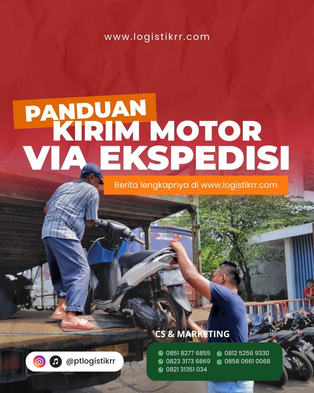 ekspedisi pengiriman motor