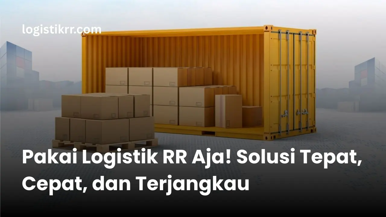 Tumpukan kontainer warna-warni siap dikirim - layanan sewa kontainer Logistik RR