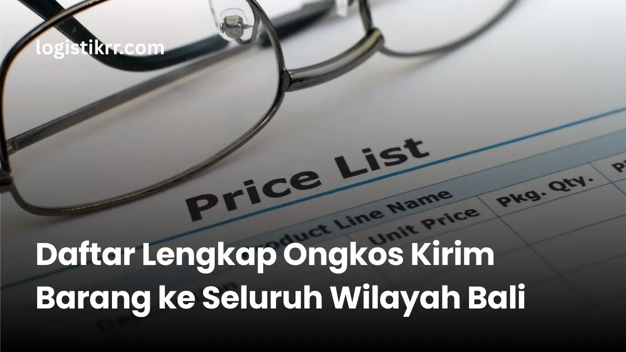 Grafis ilustrasi pengiriman barang ke berbagai kota di Bali seperti Denpasar, Kuta, Ubud, dan Buleleng
