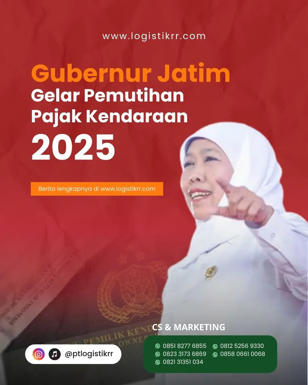 Ilustrasi Pemutihan Pajak Kendaraan Jatim 2025