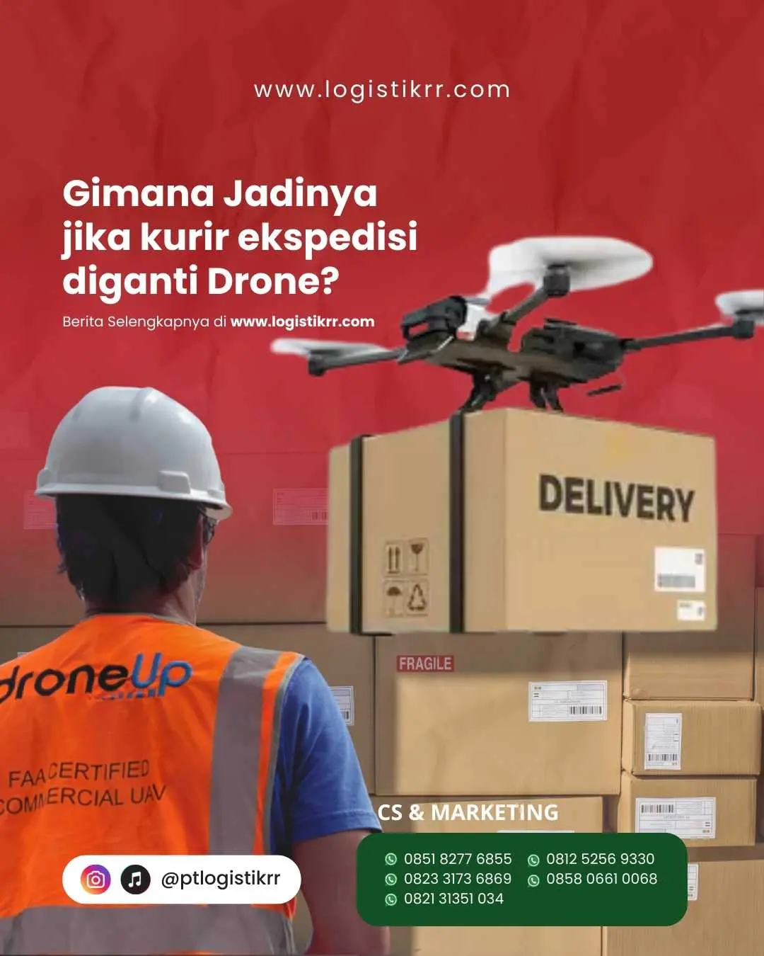 Peran Kurir diganti Dengan Drone