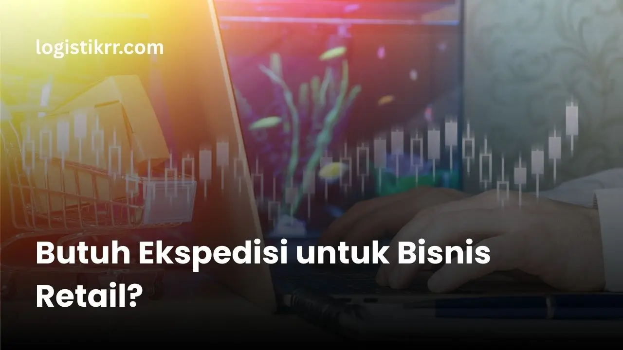 Ilustrasi logistik dan ekspedisi untuk bisnis retail modern