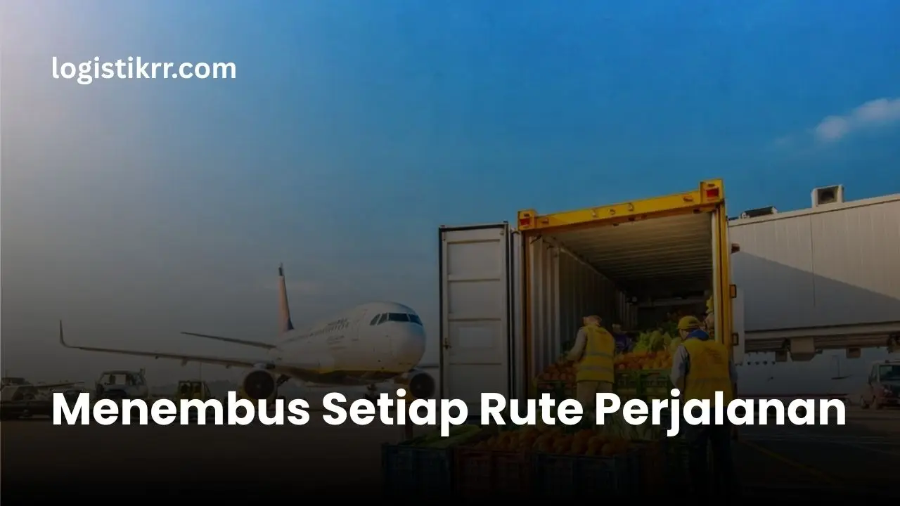 Peta rute perjalanan logistik antar pulau di Indonesia