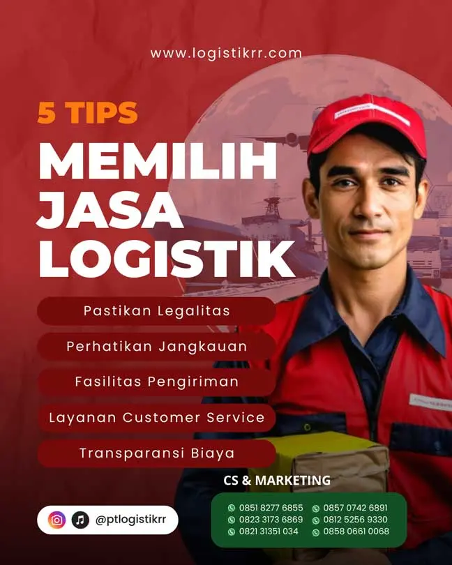 Ilustrasi tracking logistik